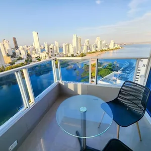 Apartamento Con Vista Al Mar - Central Cartagena
